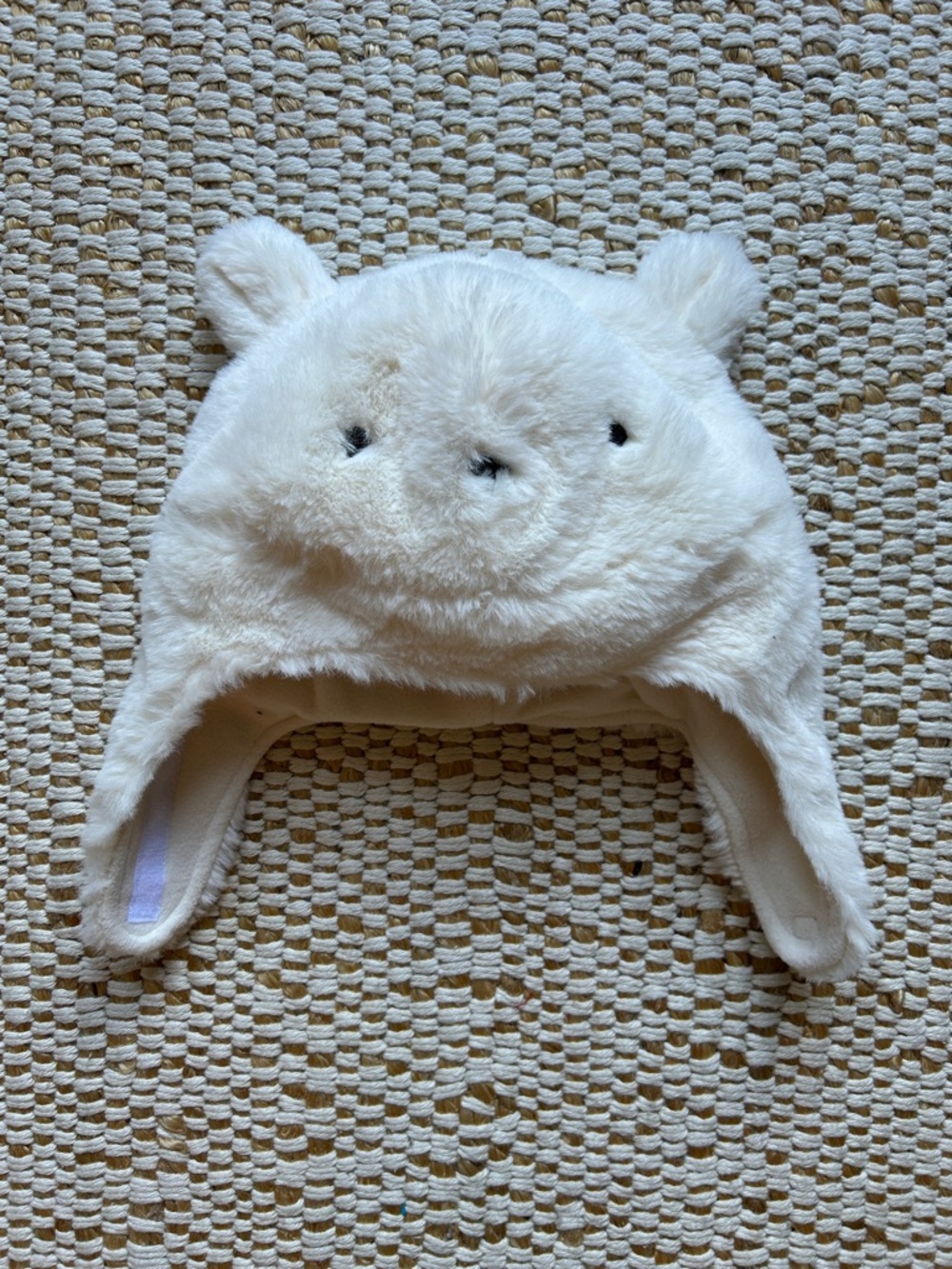 Carter’s fuzzy bear baby hat